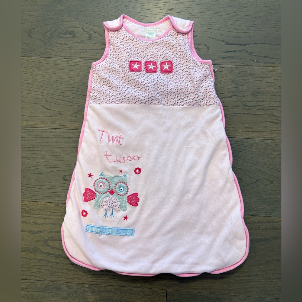 Pitter Patter pink warm sleep sack 6-12M EUC ret $72